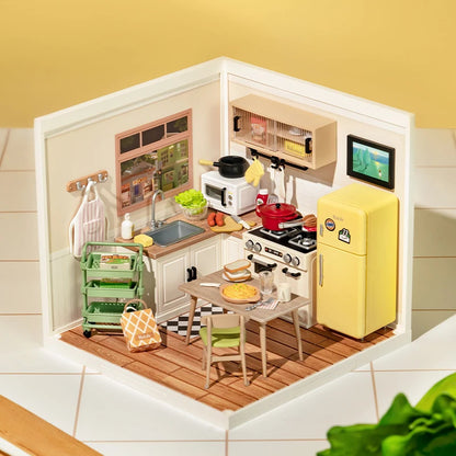 3D Puzzle Model Super Store Series Happy Meals Kitchen