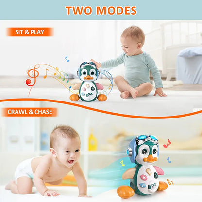 Musical Penguin Infant Moving Walking Dancing Toys