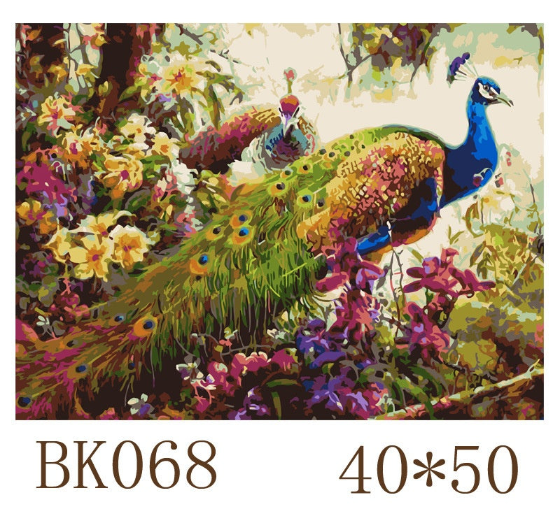 40*50cm Hand-Painted Digital Oil Painting Diy Hand-Painted Decorative Painting