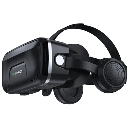 3D Virtual Reality VR Glasses With Controllers