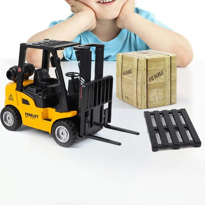 Forklift Inertia Toy Burrs-free Excellent Fadeless Pull Toy