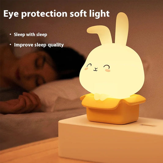 USB Cute Pet Cartoon Bedside Lamp