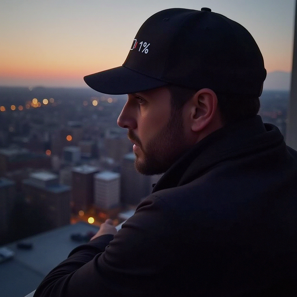 Vibrant Energy VS Poor Condition: Personalized Signal and Battery Baseball Cap