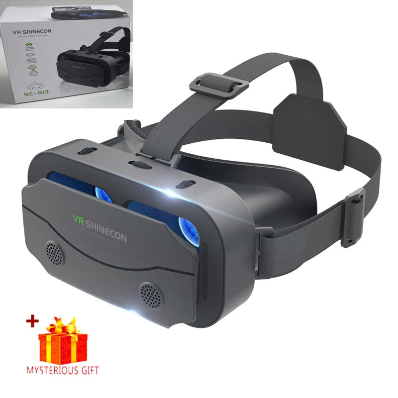 3D Virtual Reality VR Glasses With Controllers