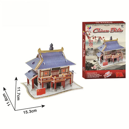 40 Style World Famous Architecture Building 3D Puzzle Model