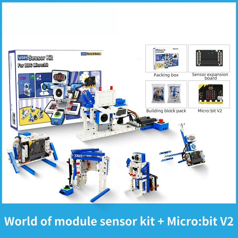 21 in 1 Microbit V2 ロボットキット DIY 電子センサーキット