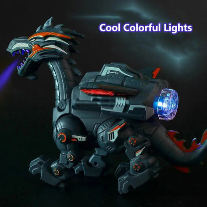 Simulation Fire Mechanical Dinosaur Electric Toys