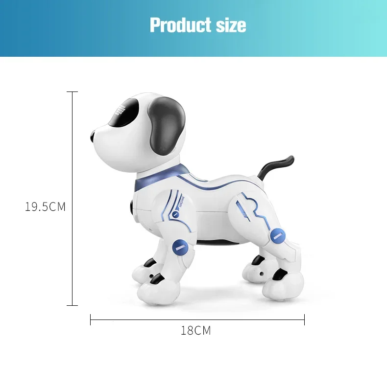 インテリジェントなプログラム可能なおもちゃ リモートコントロールロボット犬