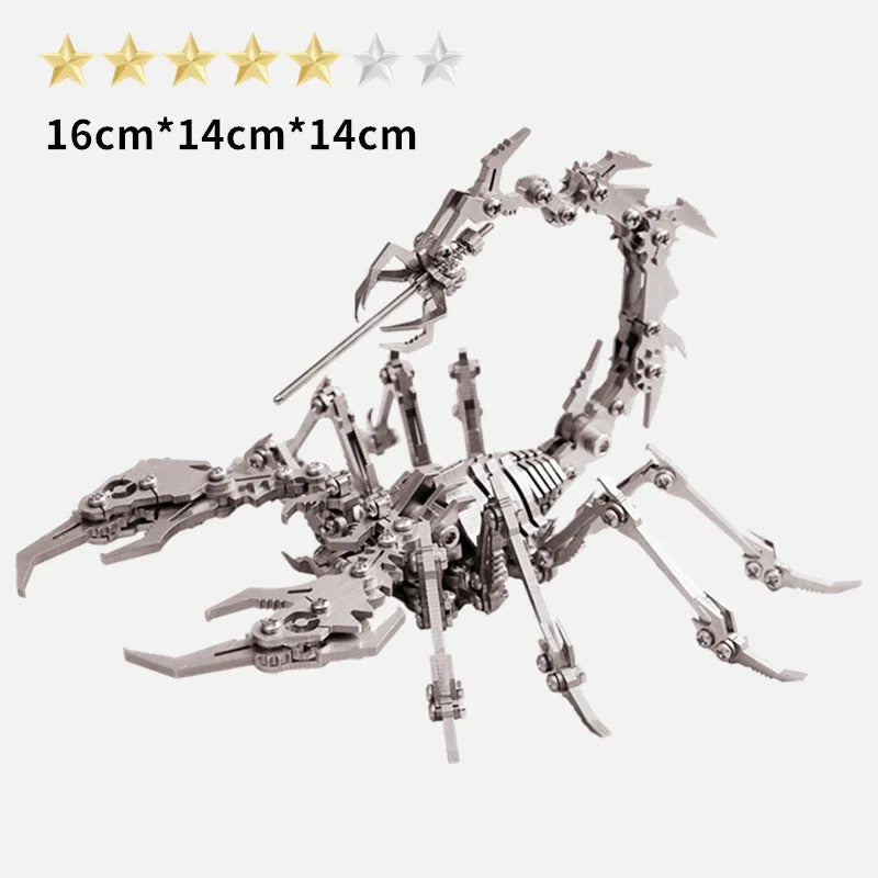 3D Metal Puzzle Animal Spider King Plus Version Model Scorpion