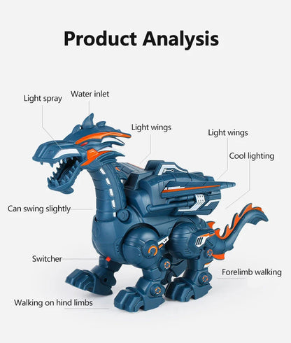 Simulation Fire Mechanical Dinosaur Electric Toys