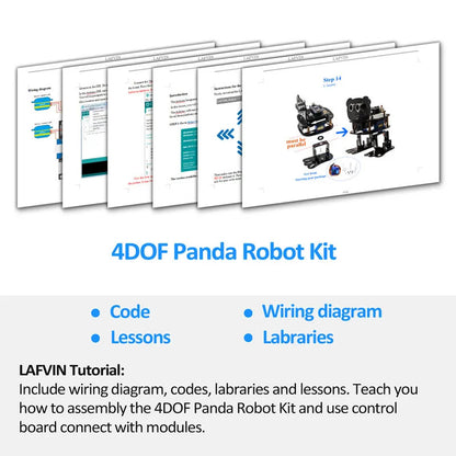 4-DOF Panda Robot Kit Dancing Robot Kit