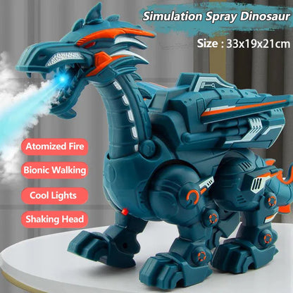 Simulation Fire Mechanical Dinosaur Electric Toys