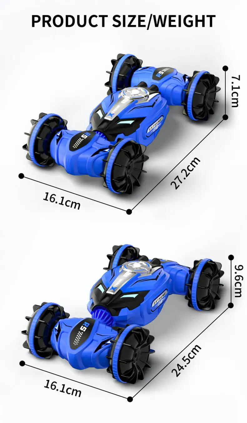 オフロードクライミングウォーター＆ランド4WDリモートコントロールレーシングカー