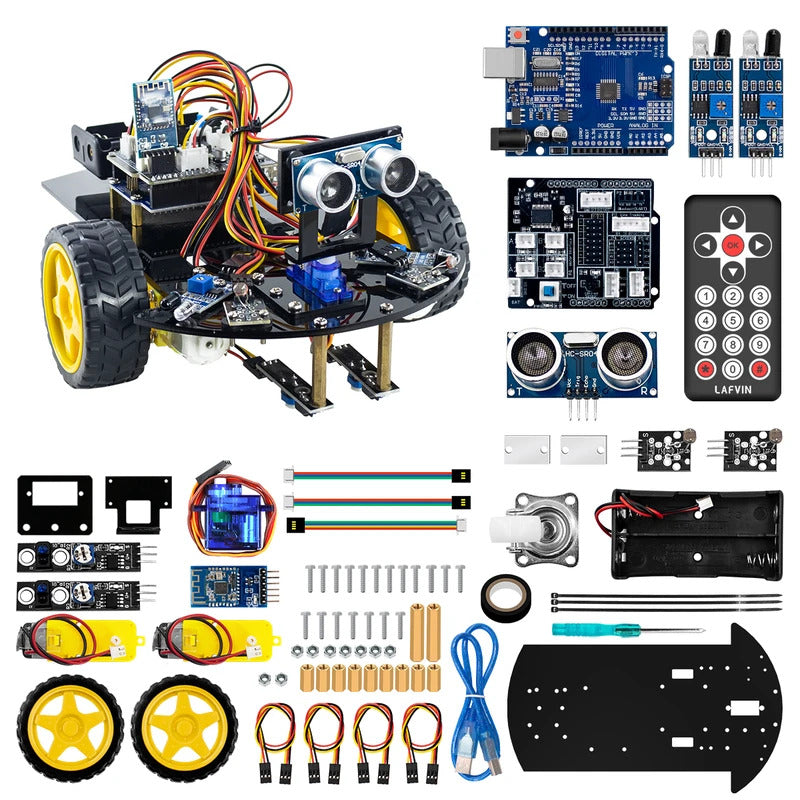 2WD Multi Robot Car for Arduino Kit Smart V2.0 DIY Robotic Car