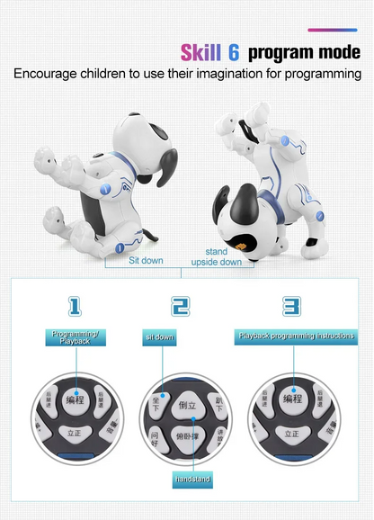 インテリジェントなプログラム可能なおもちゃ リモートコントロールロボット犬