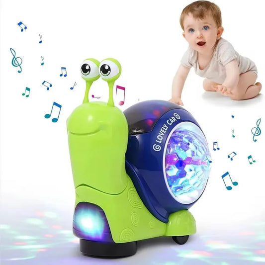 Electric Children's Toy Snail Doll