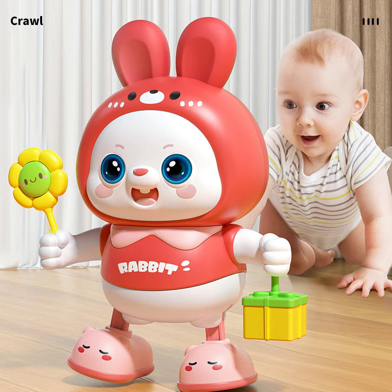 Children Cute Rabbit Electronic Toy Pet With Music Light