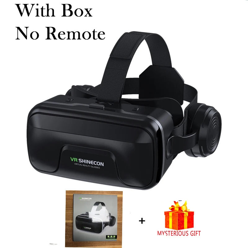 3D Virtual Reality VR Glasses With Controllers