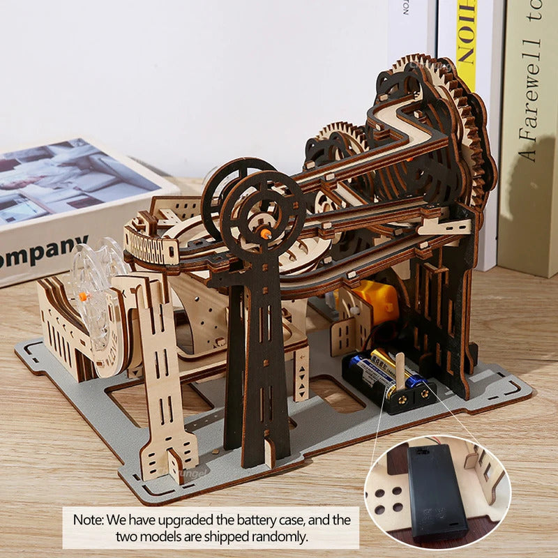 3D Wooden Puzzle Marble Run Kits