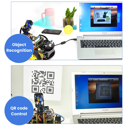 4WD Robot Car Kit with 5 Megapixels Camera Module