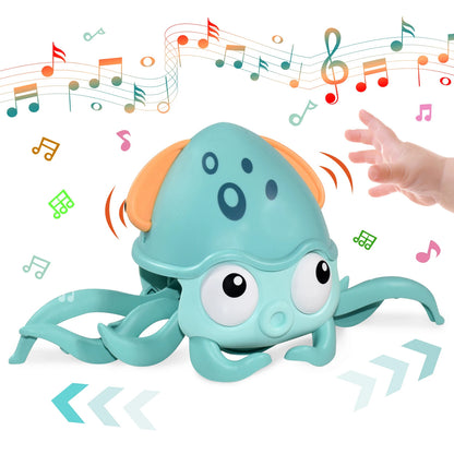 Kids Induction Escape Crab Octopus Crawling Toy