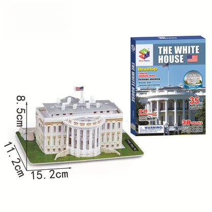 40 Style World Famous Architecture Building 3D Puzzle Model