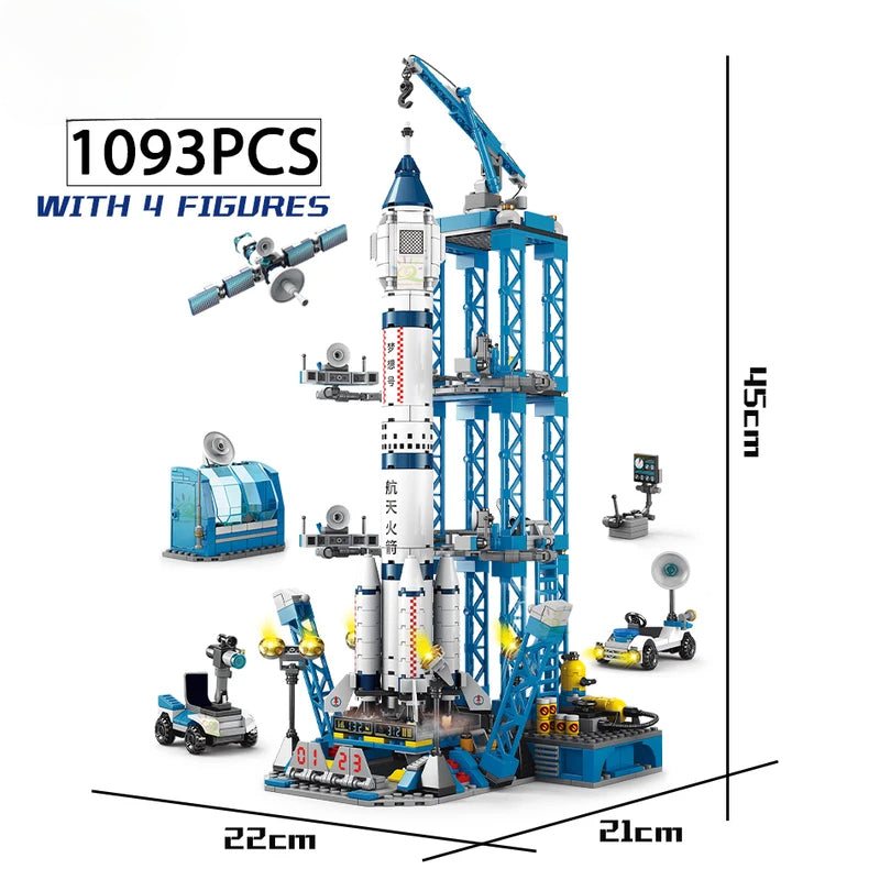 宇宙飛行士と宇宙航空有人ロケットのビルディングブロック