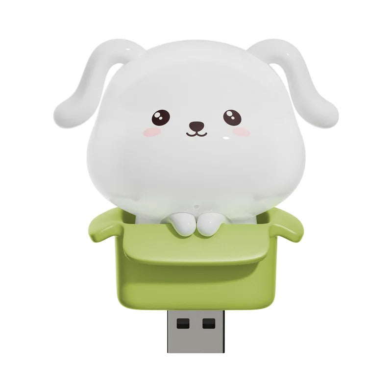 USB かわいいペット漫画ベッドサイドランプ