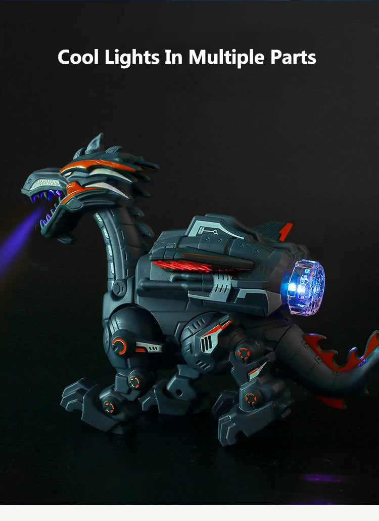 Simulation Fire Mechanical Dinosaur Electric Toys