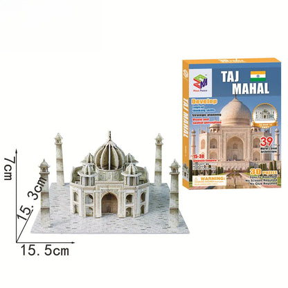 40 Style World Famous Architecture Building 3D Puzzle Model