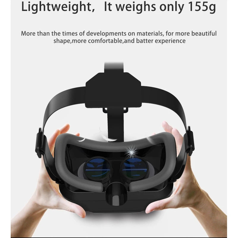 3D Virtual Reality VR Glasses With Controllers