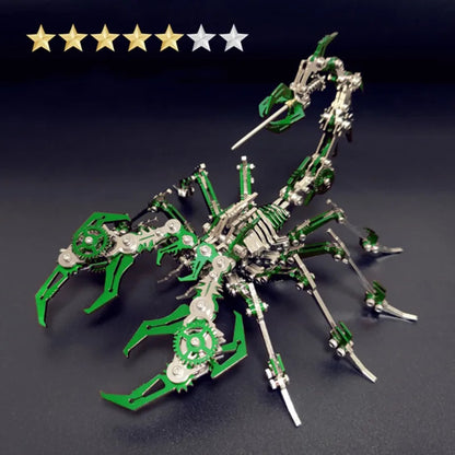 3D Scorpions Metal Puzzle Steampunk Mechanical Insect Model Kits