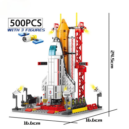 宇宙飛行士と宇宙航空有人ロケットのビルディングブロック