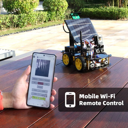 Programmable Robot Car Kit Solar Tracking and Charging Set