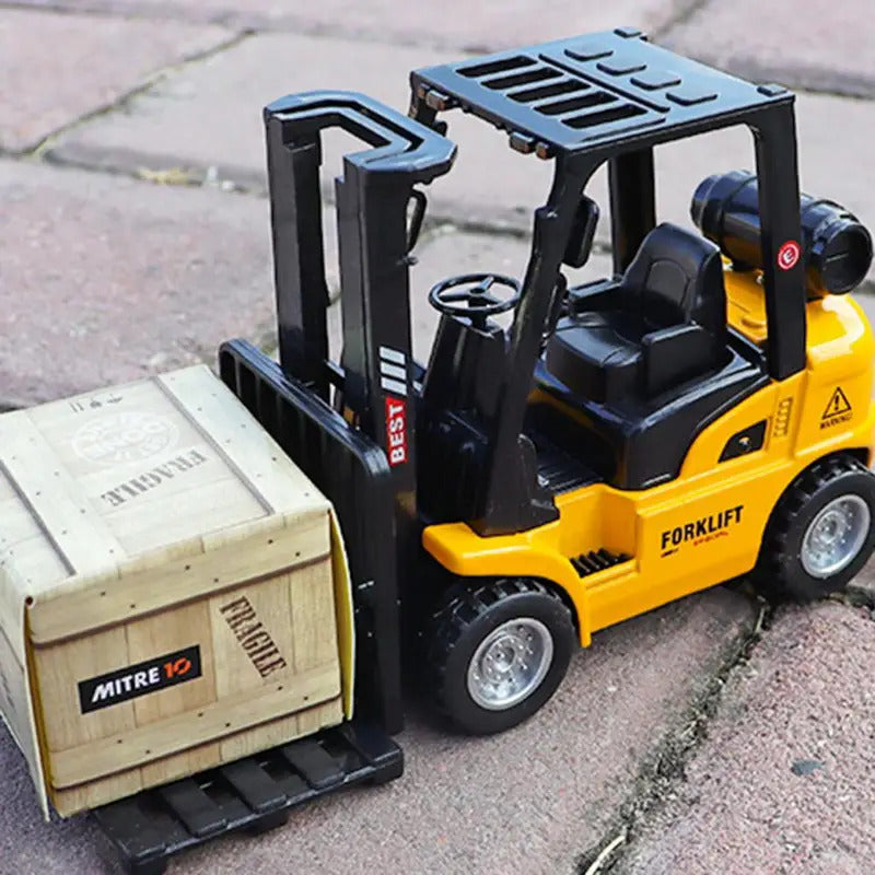 Forklift Inertia Toy Burrs-free Excellent Fadeless Pull Toy