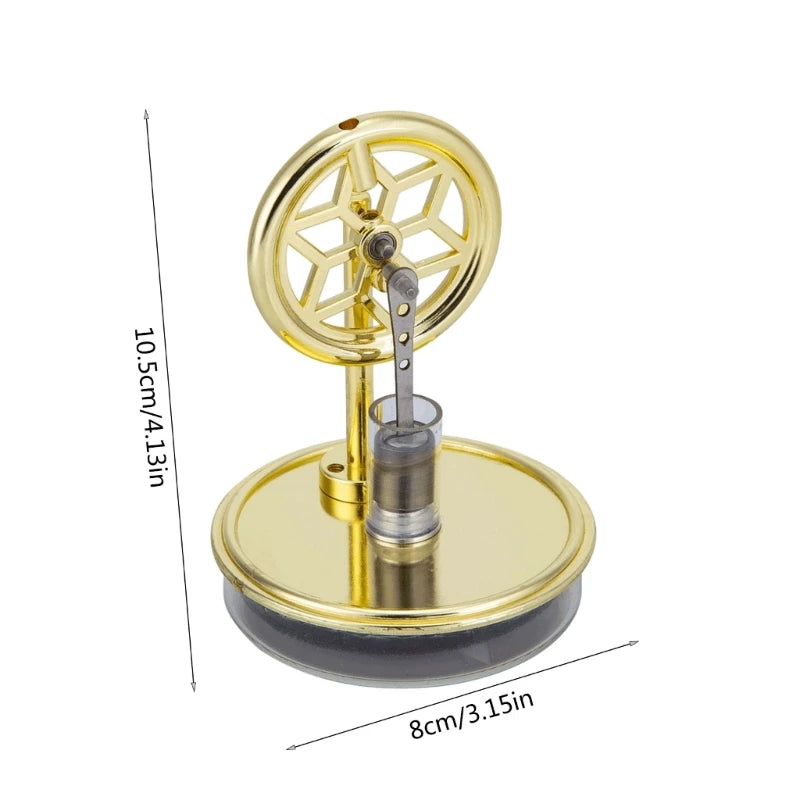 低温スターリングエンジンモデル発電機デスクモデル