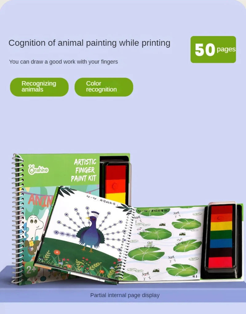 New Finger Printing Books Doodling Drawing Toys