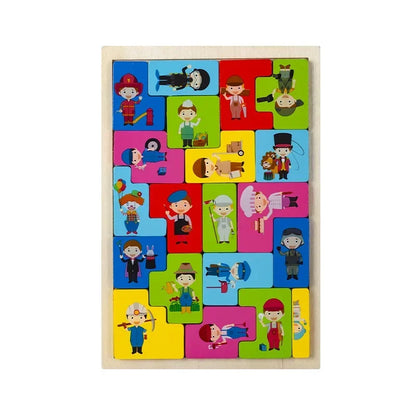 Animal Wooden Puzzle for Kids Educational Toys