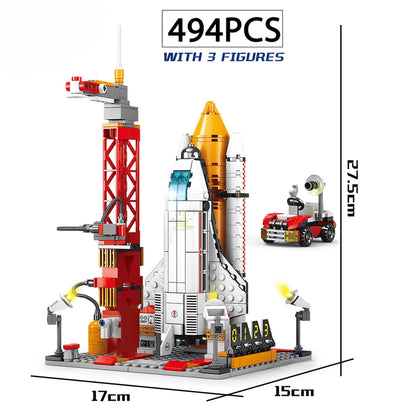 宇宙飛行士と宇宙航空有人ロケットのビルディングブロック