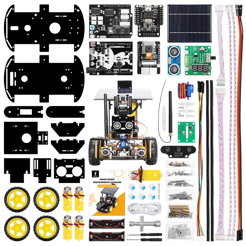 Programmable Robot Car Kit Solar Tracking and Charging Set