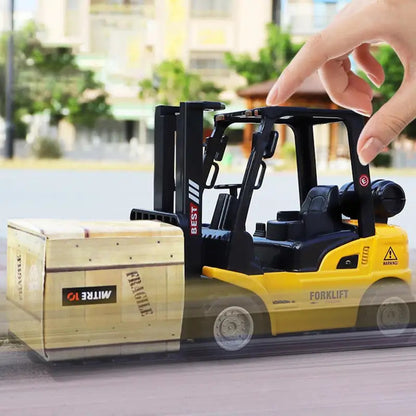 Forklift Inertia Toy Burrs-free Excellent Fadeless Pull Toy