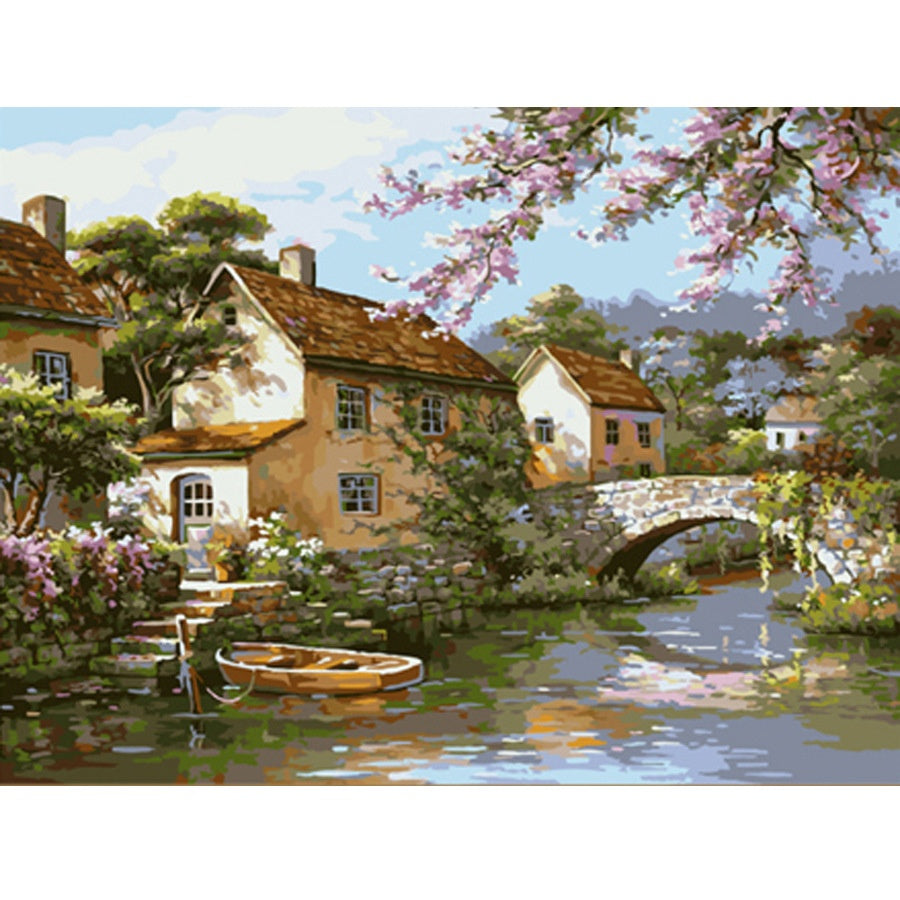 40*50cm Hand-Painted Digital Oil Painting Diy Hand-Painted Decorative Painting