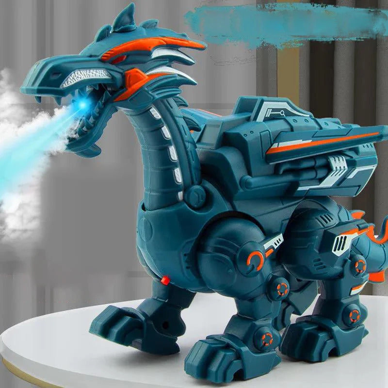 Simulation Fire Mechanical Dinosaur Electric Toys