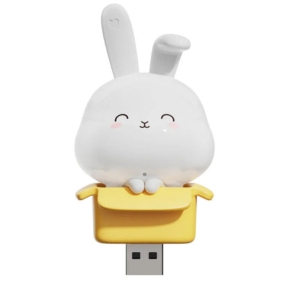 USB かわいいペット漫画ベッドサイドランプ