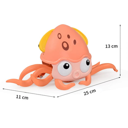 Kids Induction Escape Crab Octopus Crawling Toy