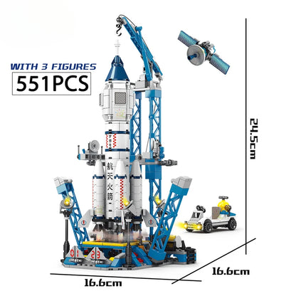 宇宙飛行士と宇宙航空有人ロケットのビルディングブロック