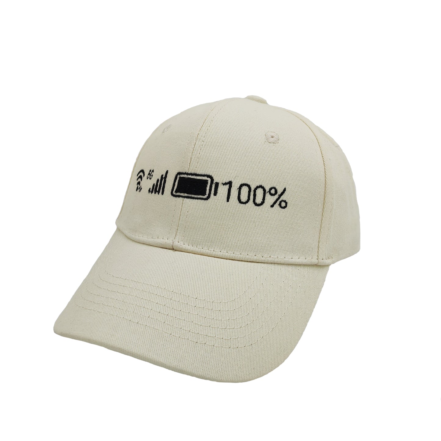 Vibrant Energy VS Poor Condition: Personalized Signal and Battery Baseball Cap