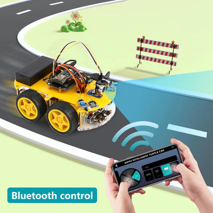 WiFi Multifunction 4WD Smart Robot Car Kit