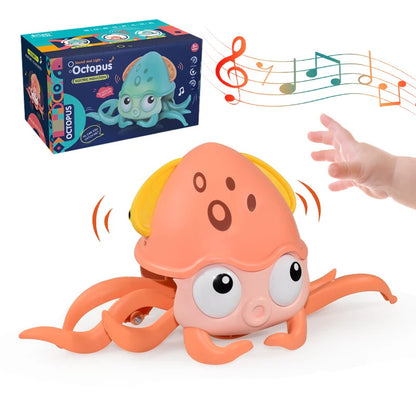 Kids Induction Escape Crab Octopus Crawling Toy