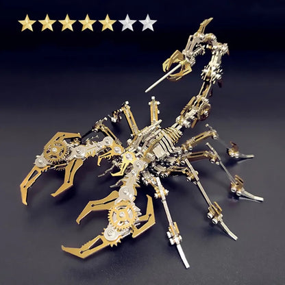 3D Scorpions Metal Puzzle Steampunk Mechanical Insect Model Kits